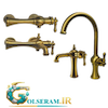 شیرالات نوبل - ست شیرالات اپولو طلایی مات