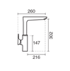 شیرالات KWC - شیر آشپزخانه  ورونا تاپ لاین