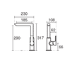 شیرالات KWC - شیر آشپزخانه ریتا تاپ لاین