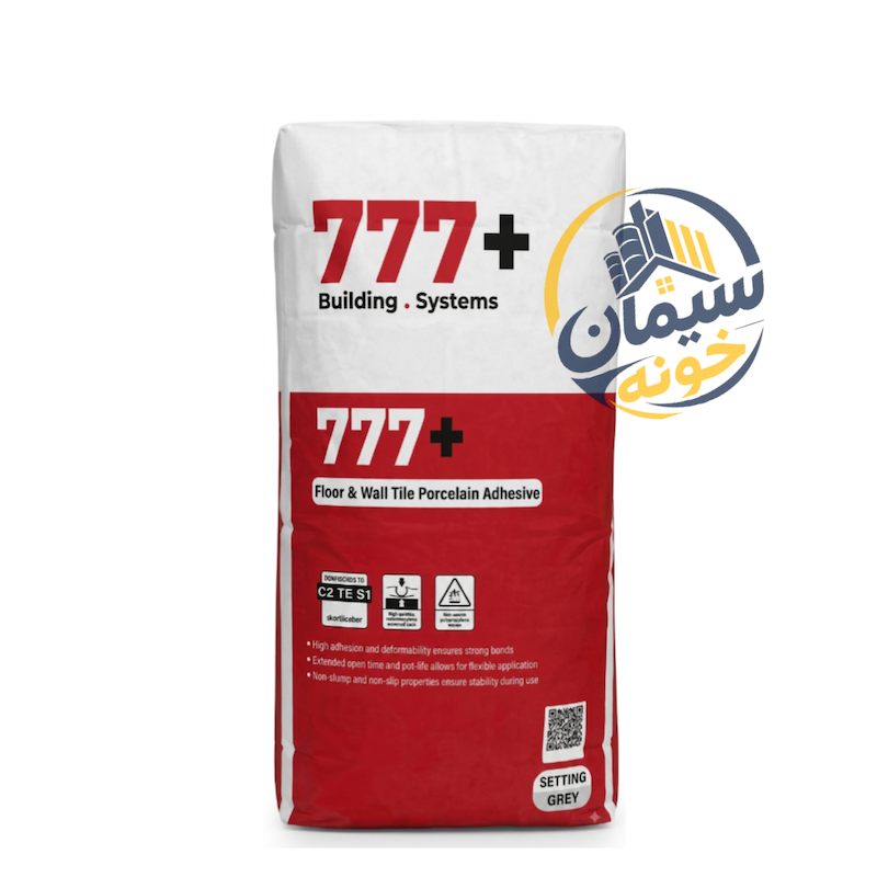چسب کاشی پودری الیاف دار 777 (20 کیلویی)