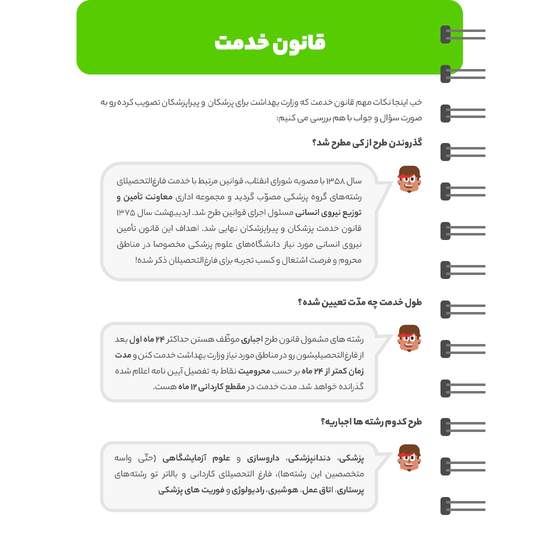 پاسخ به تمام سؤالات پیرامون قوانین طرح