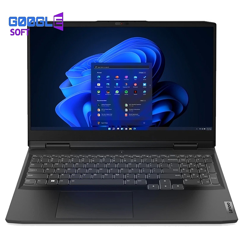 لپ تاپ لنوو LENOVO IDEAPAD GAMING 3 CORE I7 (12650H) 16GB 512GB SSD NVIDIA 4GB 15.6″ FHD گوگل سافت