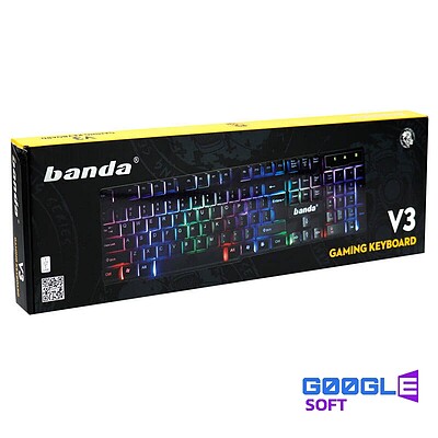 کیبورد BANDA GAMING V3 RGB