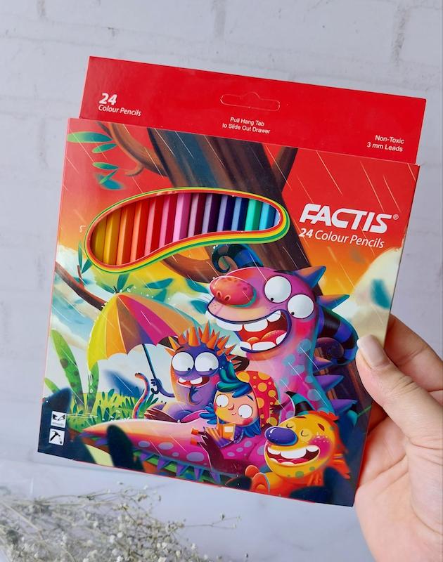 مداد رنگی ۲۴ عددی فکتیس