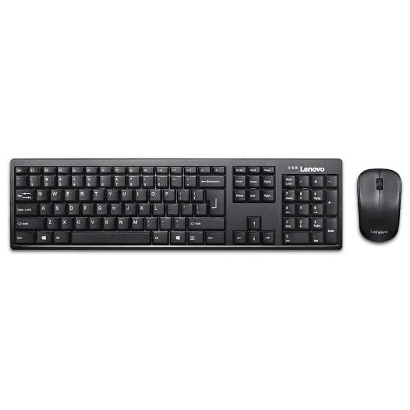 کیبورد و ماوس بی سیم لنوو مدل 100 ا Lenovo 100 Wireless Keyboard and Mouse