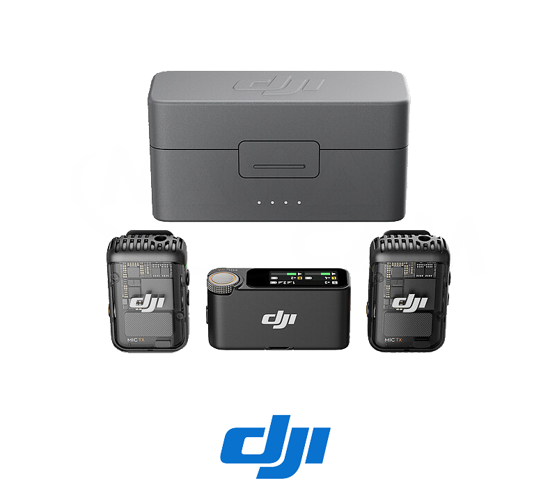 میکروفون دوکاربره دی جی آی مارک دو- DJI Mic 2- 2Person Compact