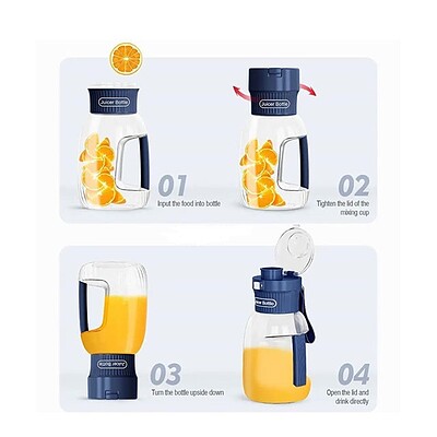 مخلوط کن قابل حمل Juicer Bottle مدل 1000ML