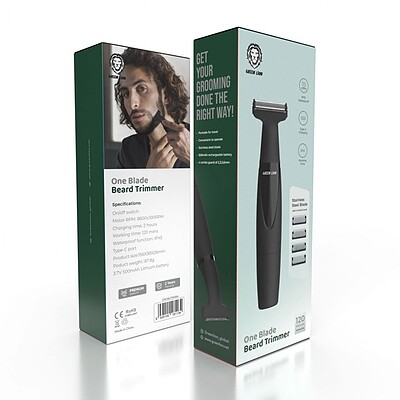 ریش تراش green lion one blade beard trimmer 500mAh