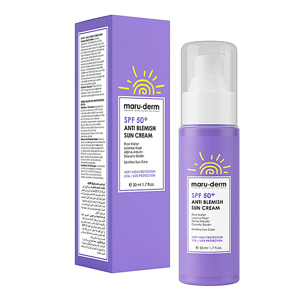 کرم ضد آفتاب SPF 50 و ضدلک مارودرم maruderm