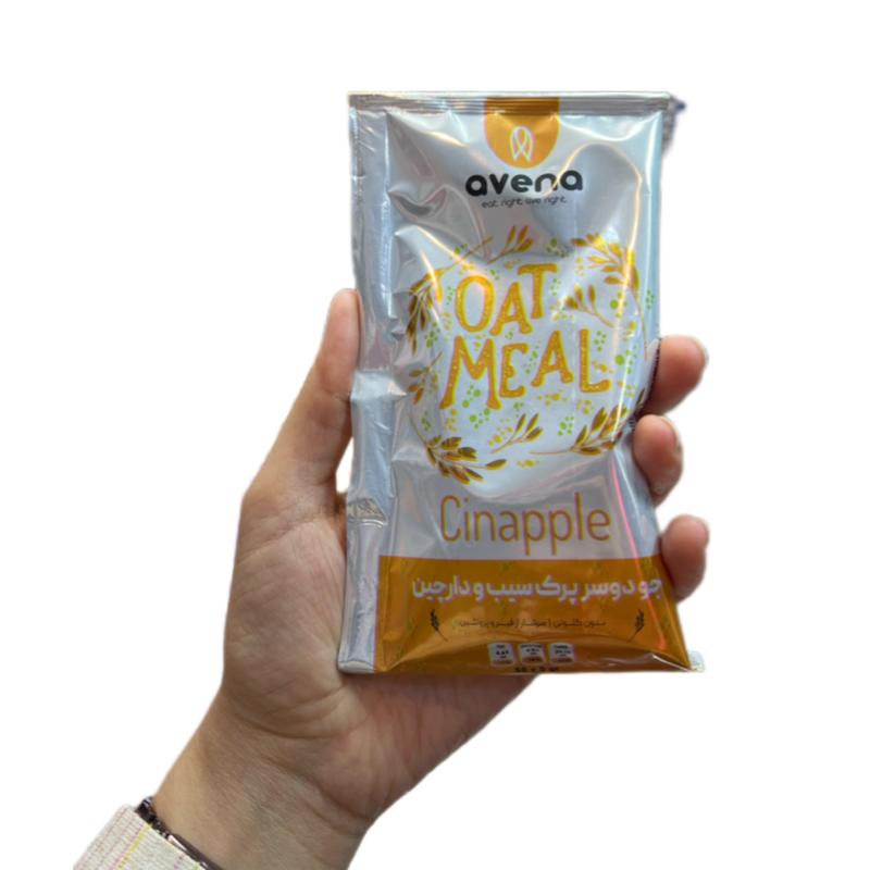 اوتمیل آماده ساشه ای با طعم سیب دارچین اونا avena 
