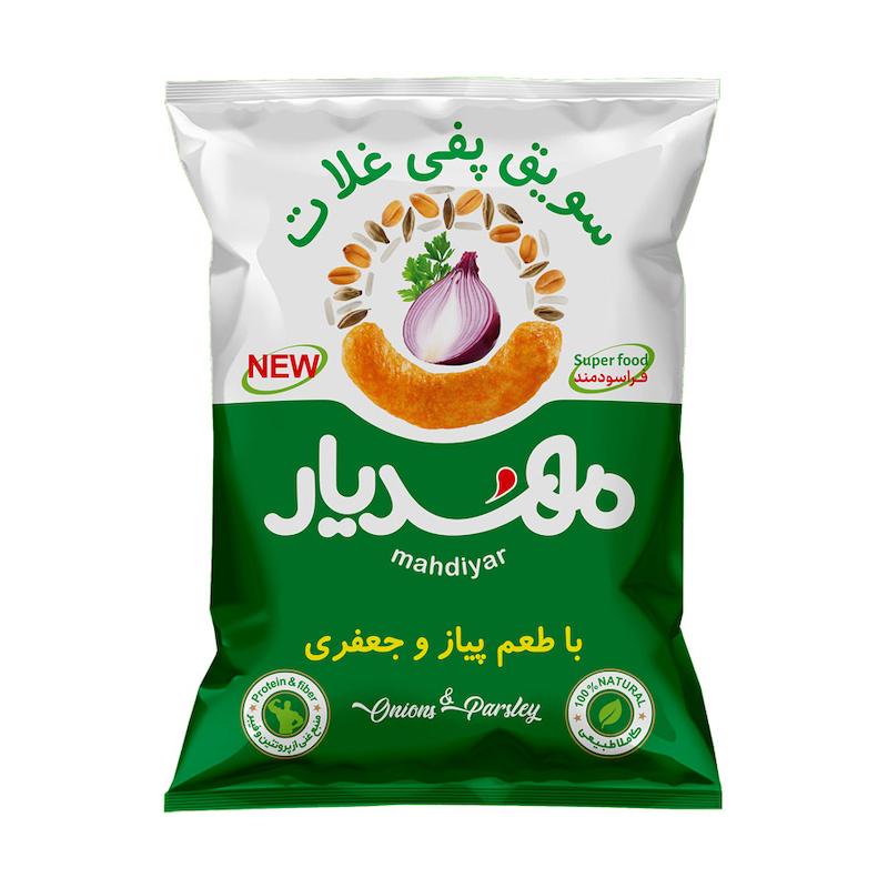 سویق پفی ( پفک رژیمی ) حبوبات و غلات پیاز جعفری مهدیار 