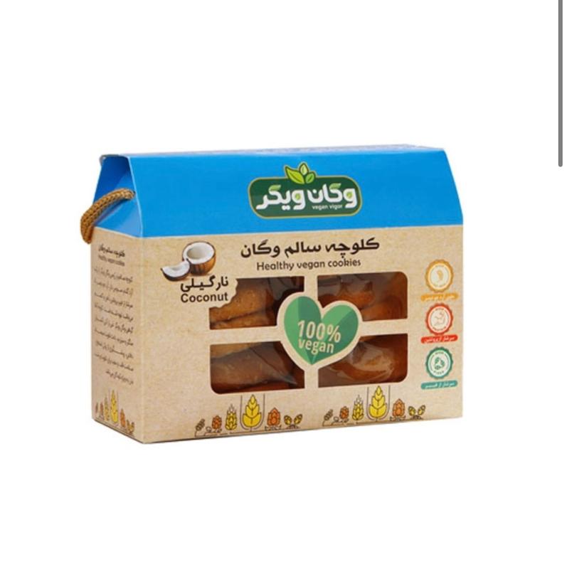 کلوچه سالم نارگیلی وگان ویگر 