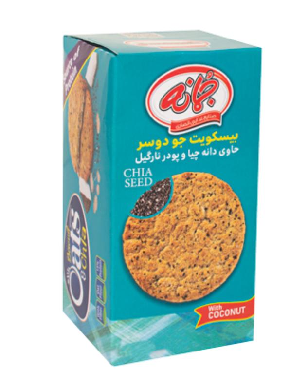 بیسکوییت جودوسر و دانه چیا جمانه 