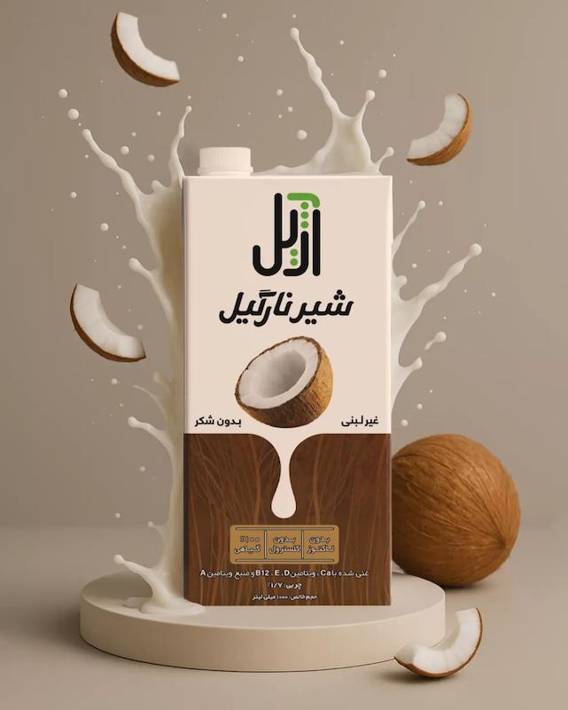 شیر نارگیل آژیل بزرگ 