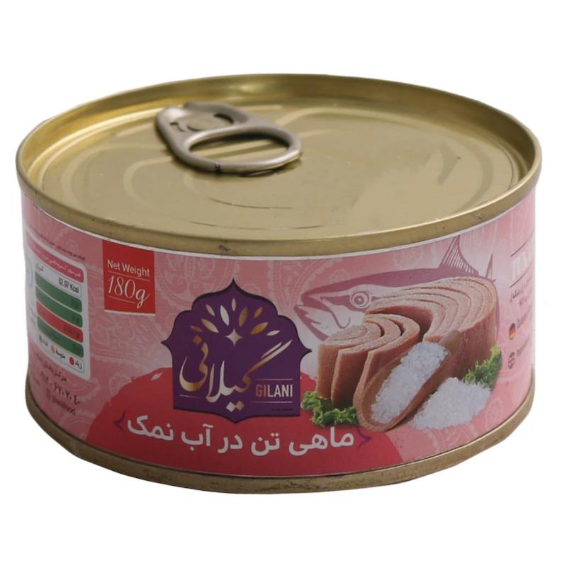 کنسرو تن ماهی در آب نمک گیلانی 
