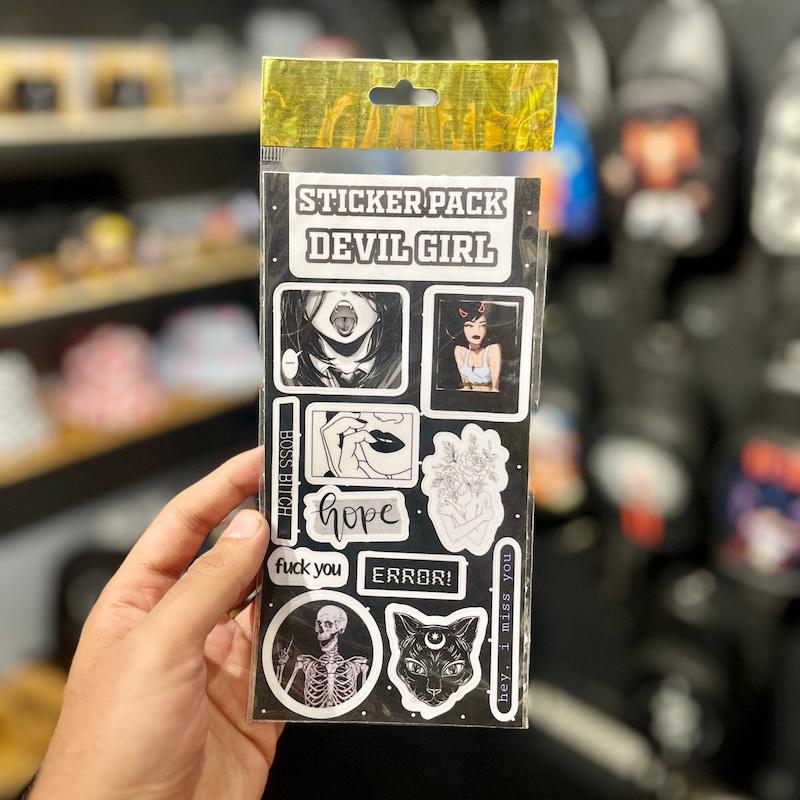 استیکر پک طرح Devil girl