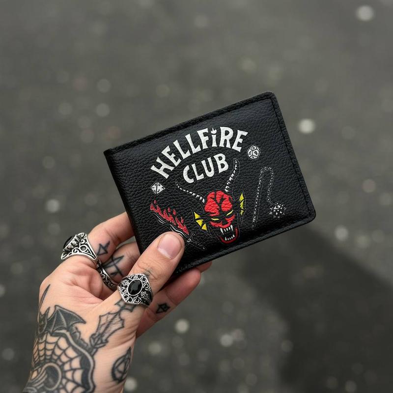 کیف پول چرم Hellfire Club