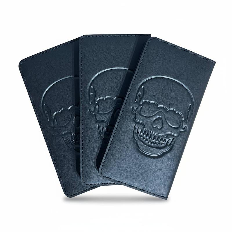 کیف پول بزرگ چرم Skull