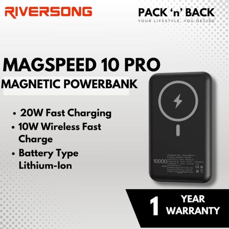  پاور بانک 10000 میلی‌آمپر ساعت ریورسانگ مدل MagSpeed 10 PB102