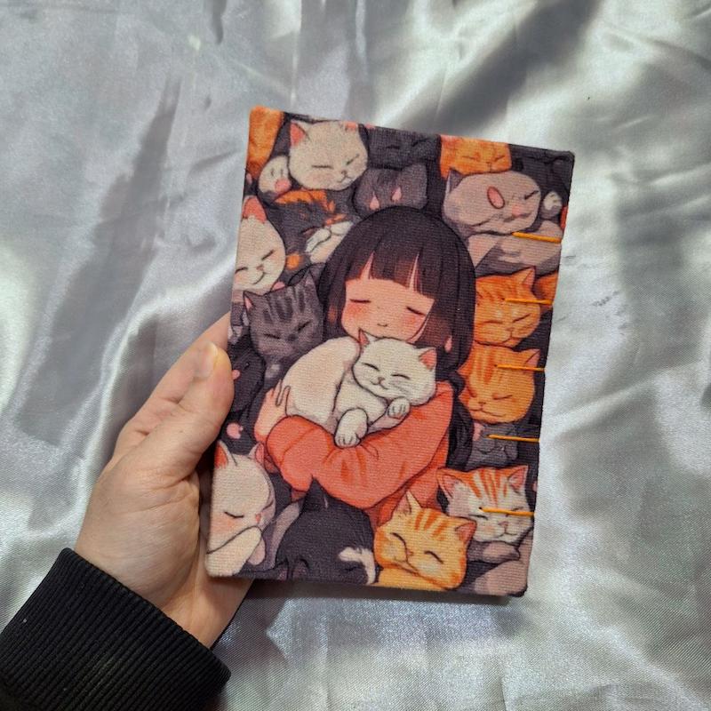 دفتر دستساز طرح دختر و گربه‌ها