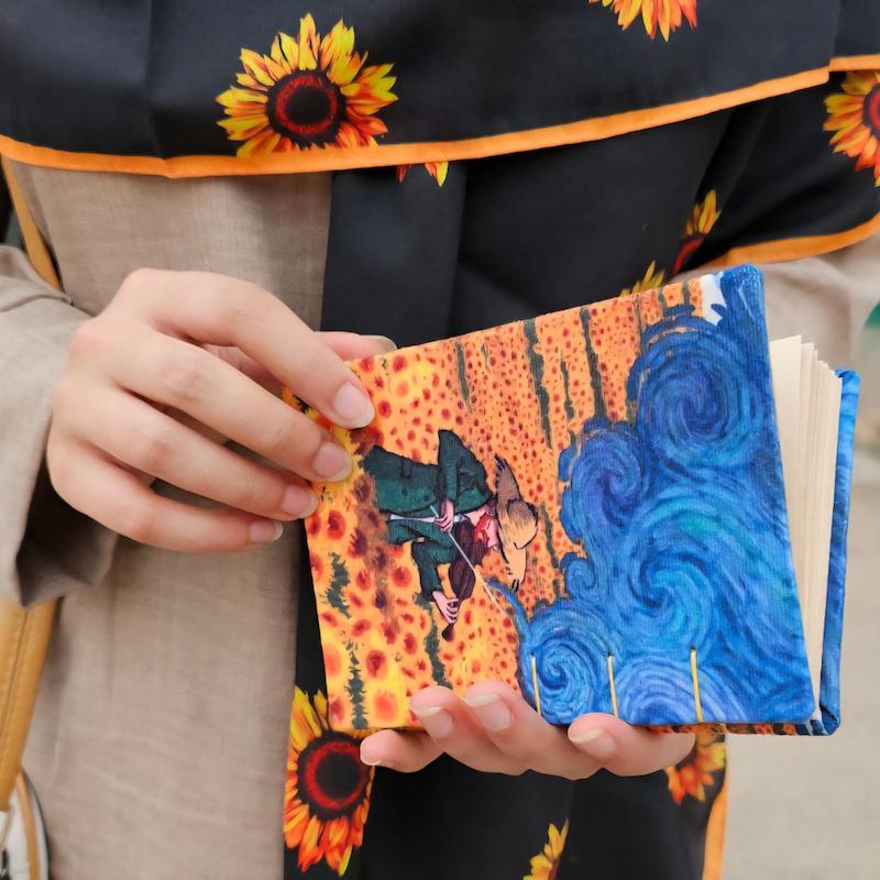 دفتر دستساز طرح آفتابگردون ونگوگ