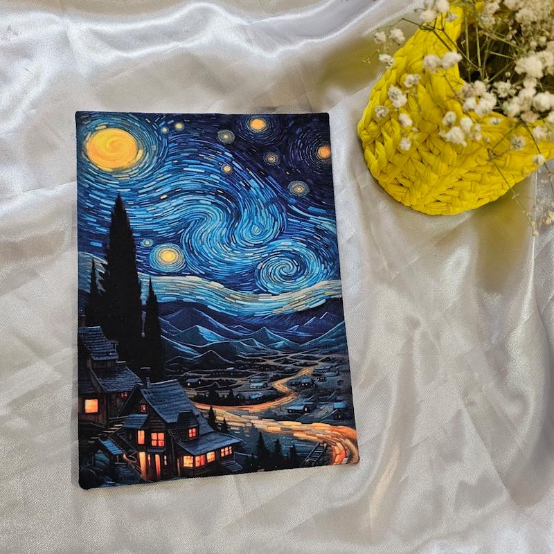 دفتر دستساز طرح شب پر ستاره ونگوگ