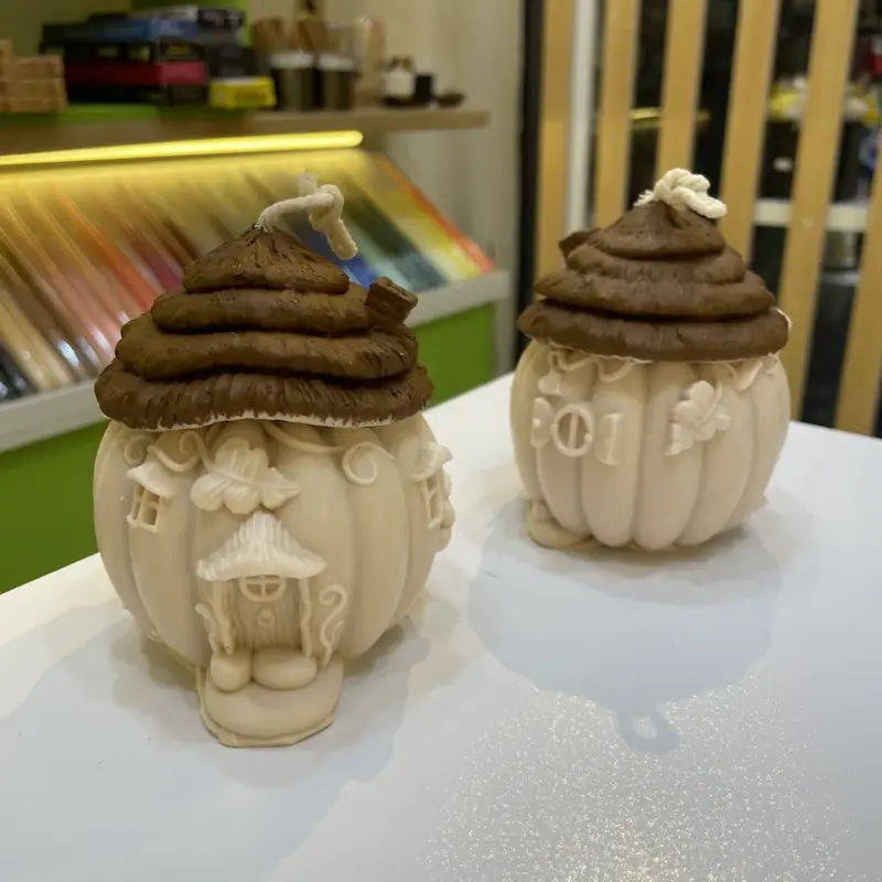 شمع کلبه کدویی
