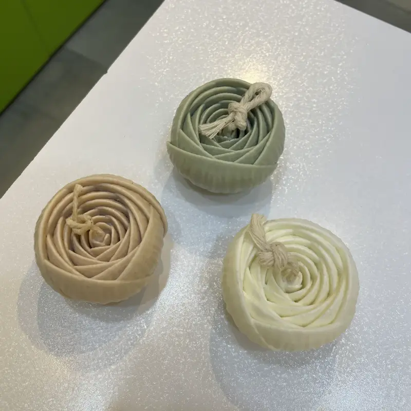 شمع گل پیونی
