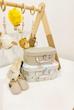 ست دوتایی چمدان خرگوشی و کرم چهارخونه