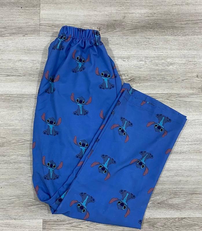 شلوار پینترستی استیچ💙🧸(تحویل ۲۰ روز کاری)