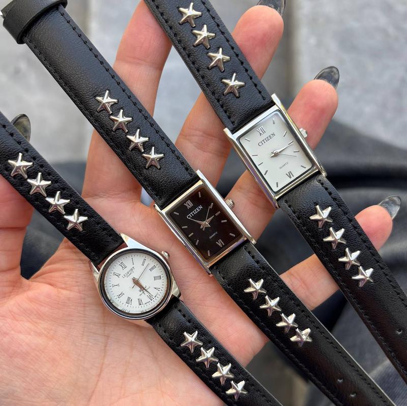 ساعت مچی چرم ستاره💕⛓️‍💥✨