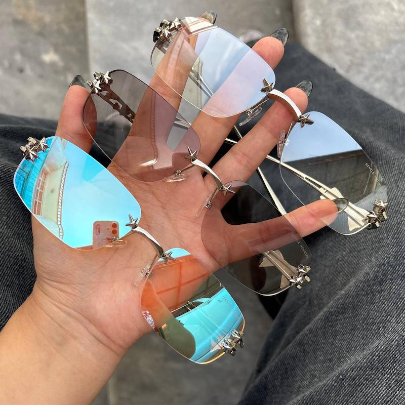 عینک ستاره ای دسته پاپیون جنتل مانستر🕶️✨🎀