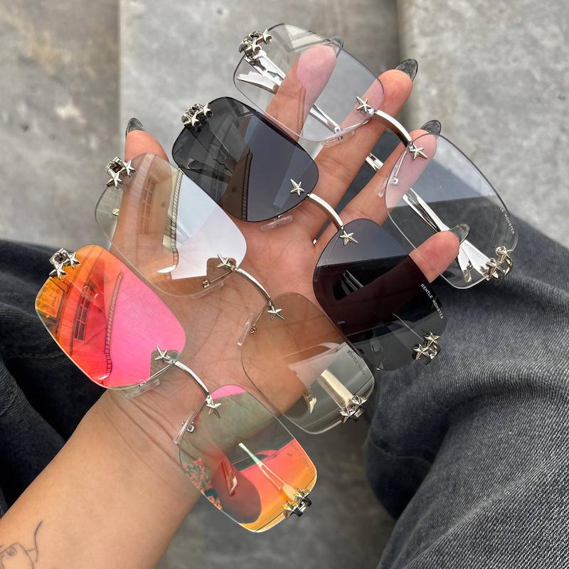 عینک ستاره ای جنتل مانستر🕶️✨🖤