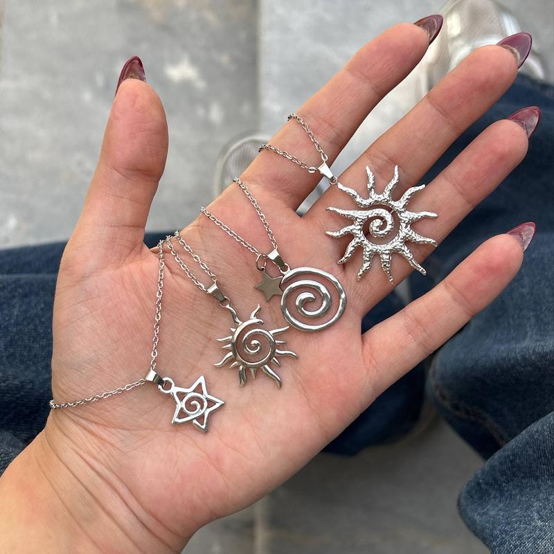 گردنبند اسپیرال⛓️‍💥⭐️🌀