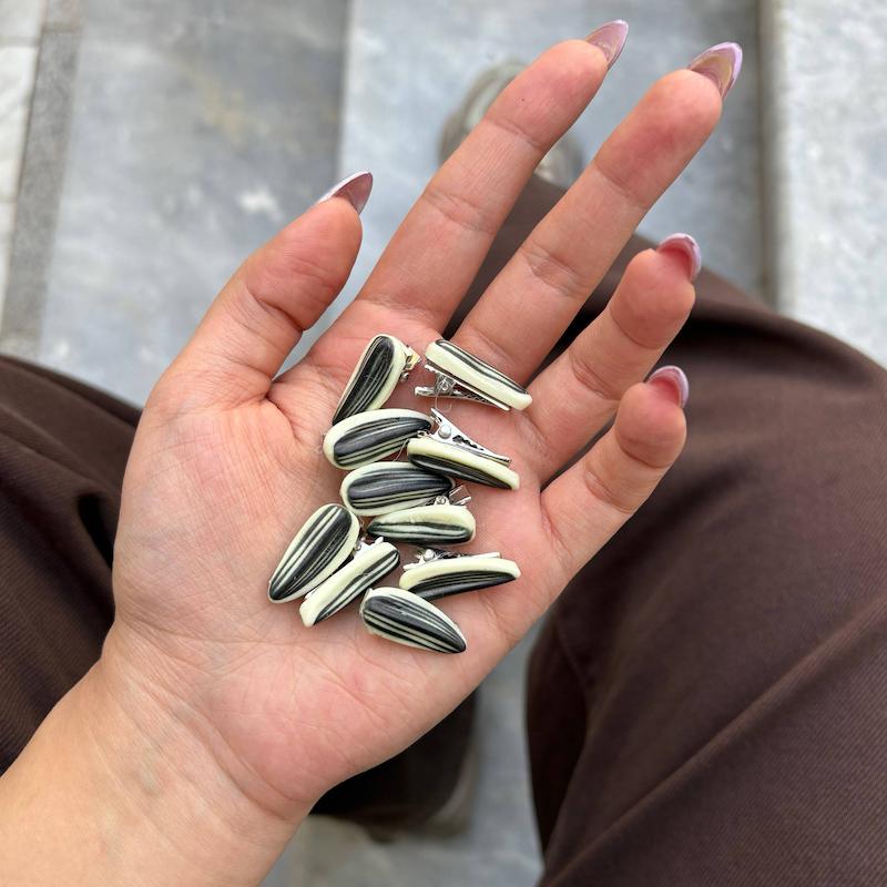 گیره مو پینترستی تخمه 🌰