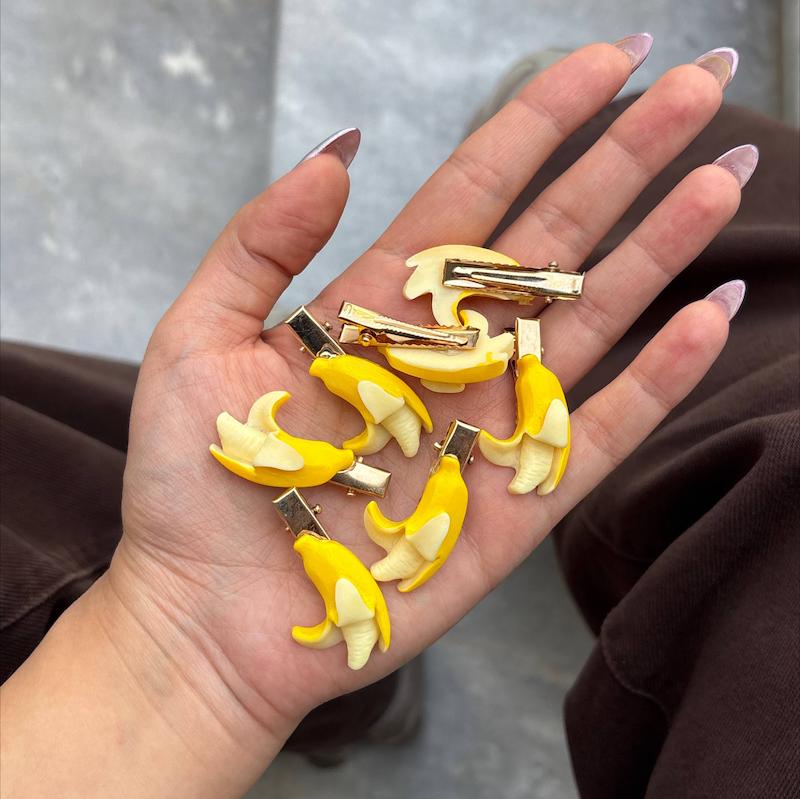 گیره مو پینترستی موز🍌