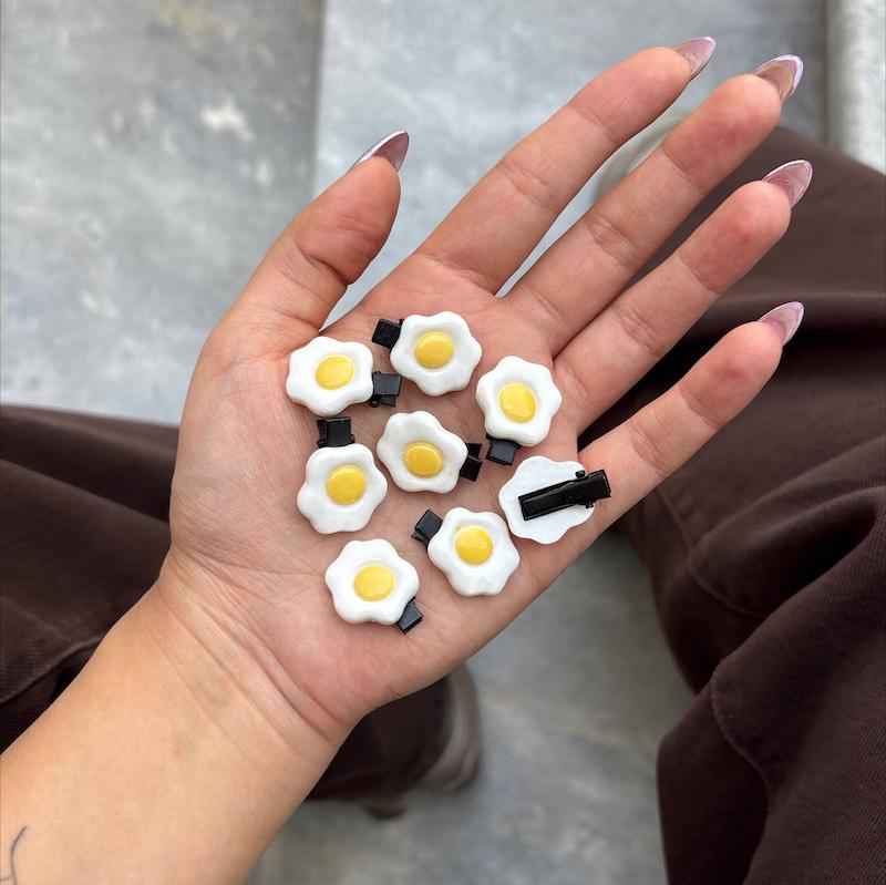 گیره مو پینترستی نیمرو🍳