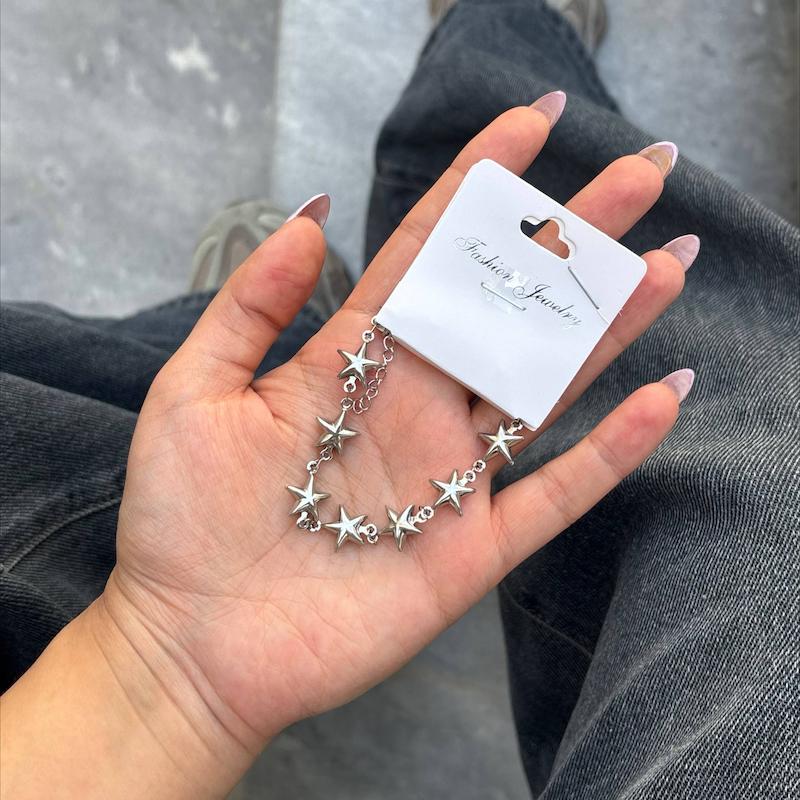 دستبند پینترستی ستاره🩶⭐️