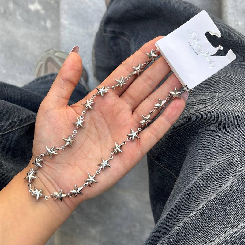 گردنبند پینترستی ستاره⭐️🩶