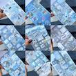دفترچه استیکر وینتیج آبی🫐🌊