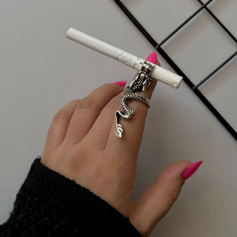انگشتر جاسیگاری اژدها🐉🚬
