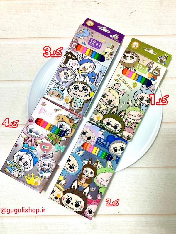 مداد رنگی ۱۲ رنگ لبوبو برند پرودون  