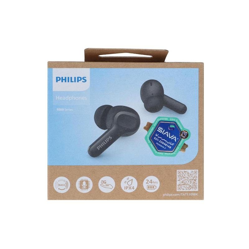 ایرفون بی سیم Philips مدل TAT1109BK - مشکی (گارانتی دوساله سی آوا)