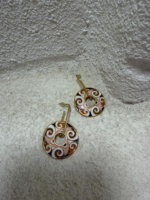 گوشواره دایره فلزی 