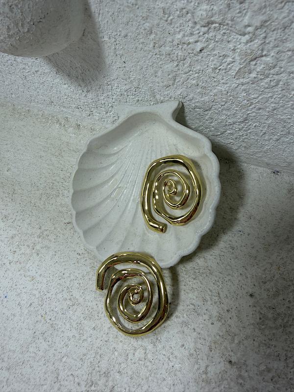 گوشواره طلایی پیچ 