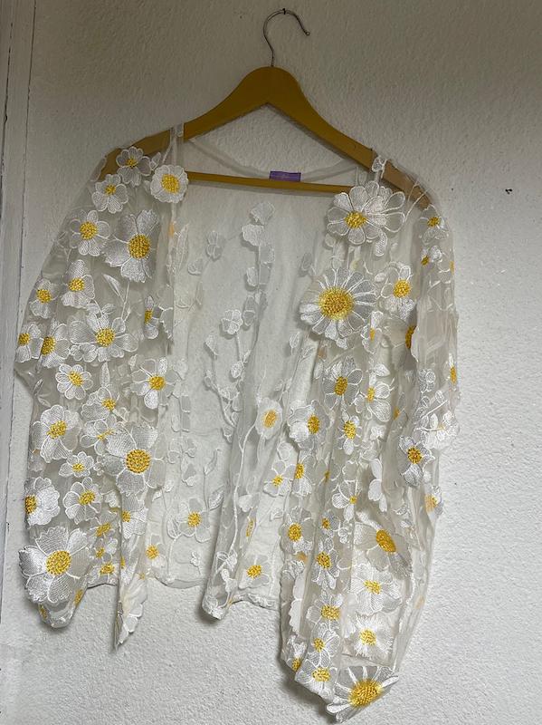 کیمونو شیشه ای بابونه