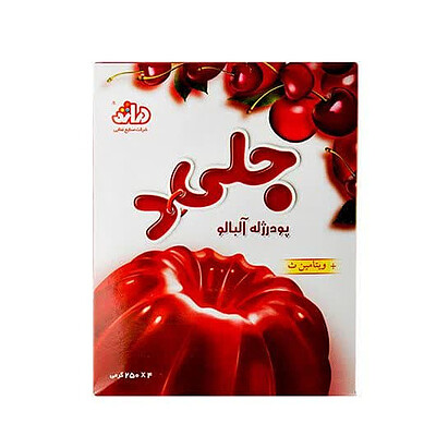 پودر ژله آلبالو دراژه بسته 12 عددی