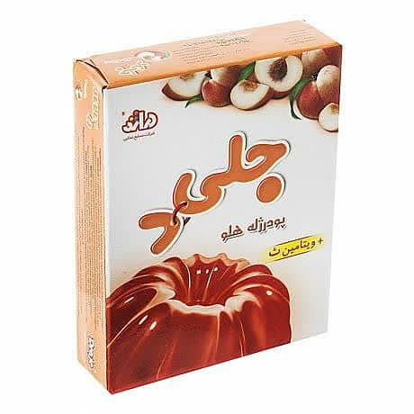 پودر ژله هلو دراژه بسته 12 عددی