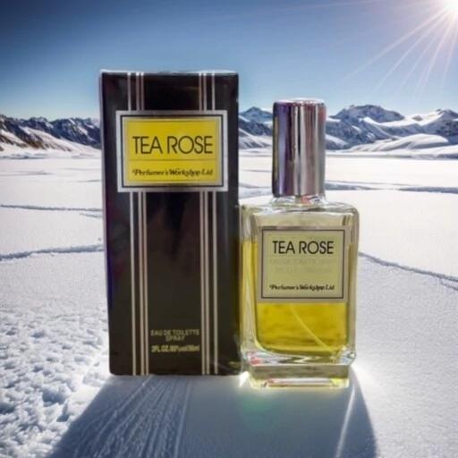 ادکلن تیروز اصل آمریکایی تیروس 56 میل Tea Rose اصل اصل اصل 