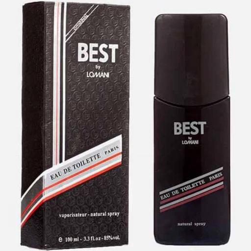 ادکلن مردانه بست 100 میل بای لومانی Best By Lomani اصل فرانسه و شرکتی 100 میل  Best By Lomani Eau De Toilette 